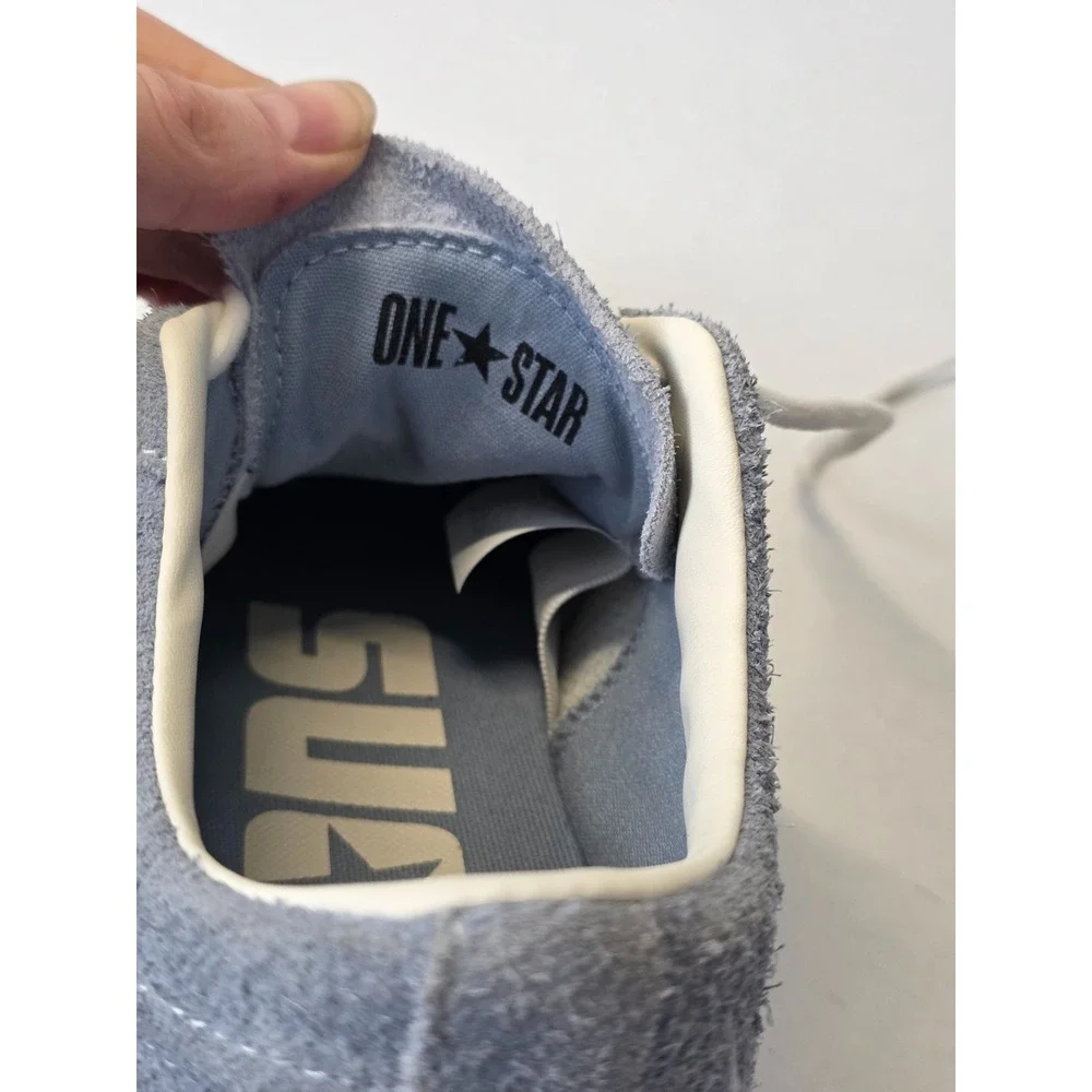 Converse Cons One Star‎ Men's Sneakers Size 8.5 Women's Size 10 Blue Suede Shoes - Picture 16 of 16